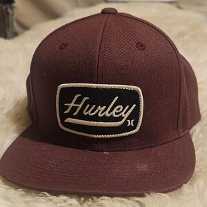 Hurley Burgundy Logo Cap